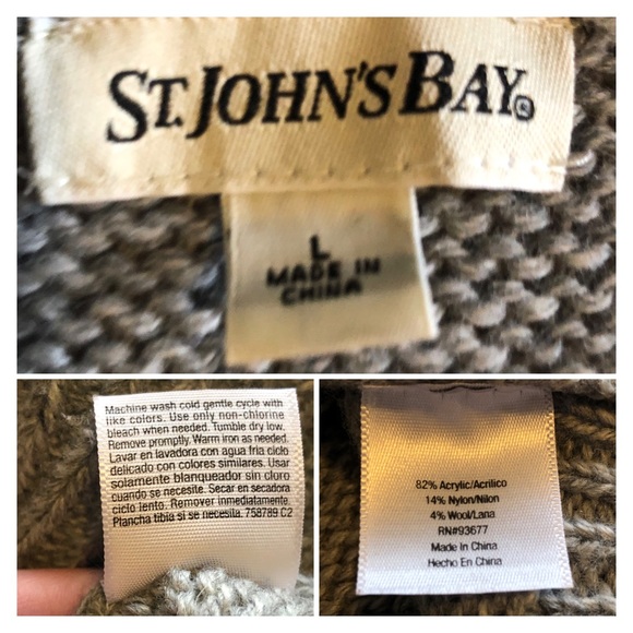 St John’s Bay Colorful Cardigan Sweater - Picture 3 of 8